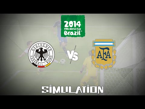 2014 FIFA World Cup Brazil (2014) - Germany vs Argentina [Gameplay Simulation]