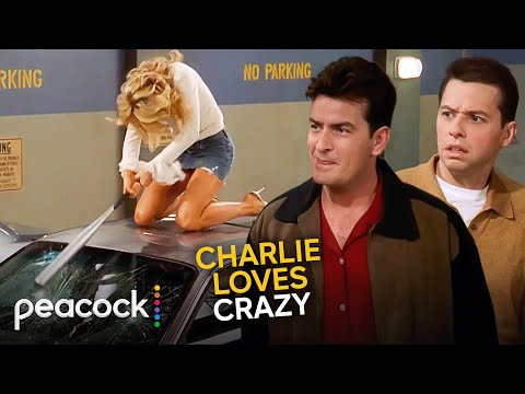 Two and a Half Men | A Woman Destroys Car and Steals Charlie’s Heart