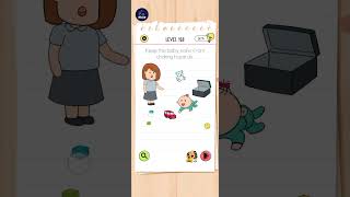 Brain Test All Star Level 128 |Keep The Baby Safe From Choking hazards| Walkthrough Solution