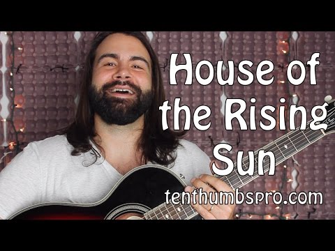 House of the Rising Sun - Easy Acoustic Fingerpicking Guitar Tutorial