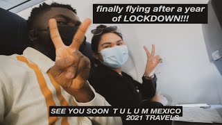 2021 RECENT UPDATE FLYING TO TULUM, MEXICO!!! (covid test, bus rides, etc.) | travel vlog