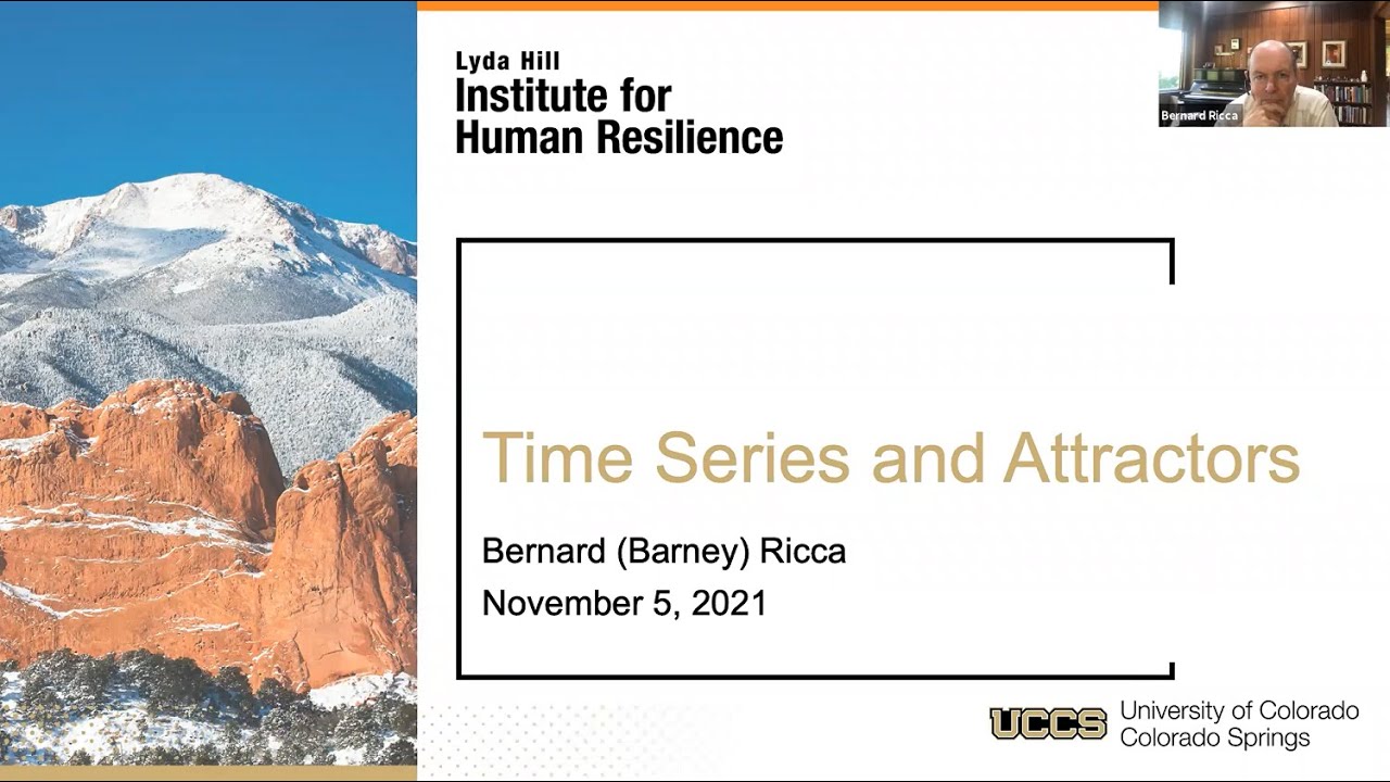 Nonlinear Dynamic Methods for Resilience Studies Seminar Series: Time Series and Attractors