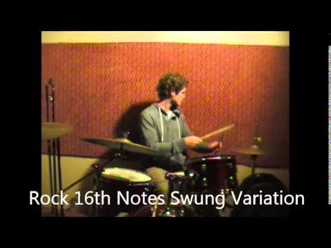 Rock 16th Notes Swung Variation Kick