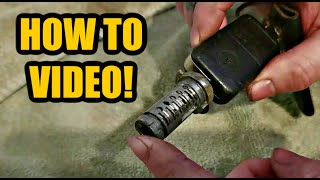 STICKING OR STUCK KEY SWITCH? IGNITION LOCK CYLINDER TUMBLER FIX - Mercedes Benz & More