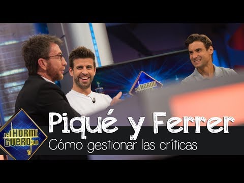 Gerard Piqué y David Ferrer ¿Cómo gestionan los deportistas las críticas? - El Hormiguero 3.0