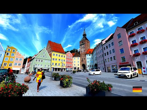 Landsberg am Lech | Medieval town hidden in Germany | 4K Walk | Impressive city gate