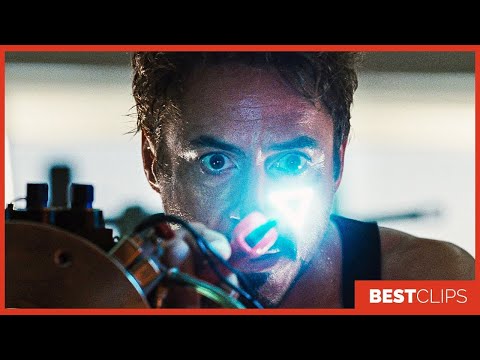 Tony Stark Creating New Element Scene | Iron Man 2 (2010) Movie CLIP 4K