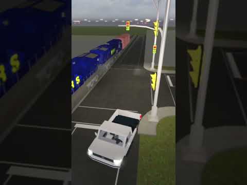 MRS Train hit pickup truck in Juiz de Fora, Minas Gerais,Brazil