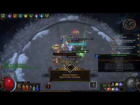 POE 3.11 - Arcanist Brand, Freezing Pulse - First Veritania Fight of the league