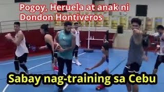Roger Pogoy, Brian Heruela, Isaiah Hontiveros and other Cebuana Ballers Training in Cebu