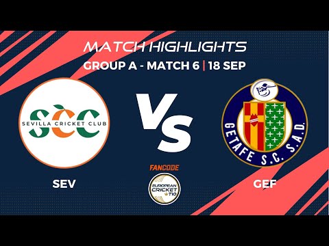 Match 6 - SEV vs GEF | Highlights | FanCode ECS Spain, 2022 Day 2 | ECT22.060