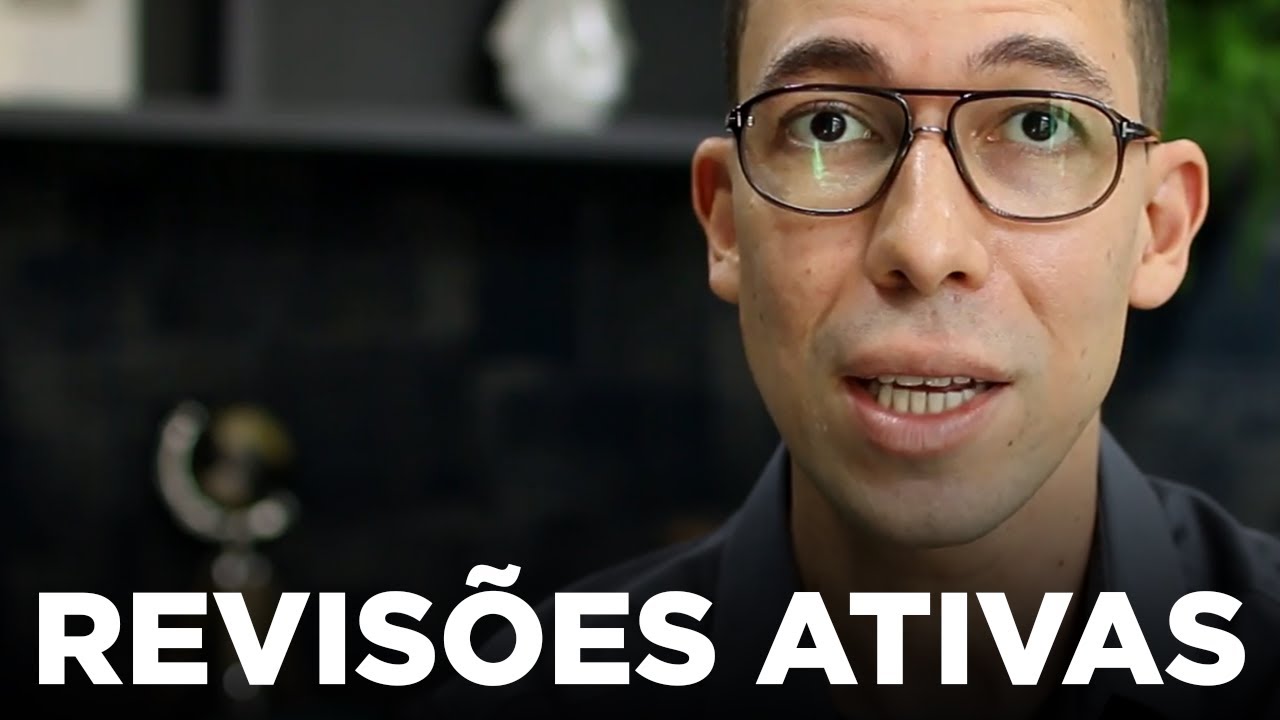 Faça revisões ATIVAS para memorizar melhor!