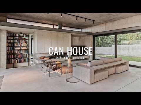 Can House : A Sustainable Concrete House Masterpiece in the Turkish Forest