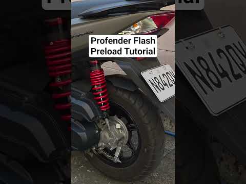 #yamahamio #gravis #profender #shocks #suspension #tutorial #preload