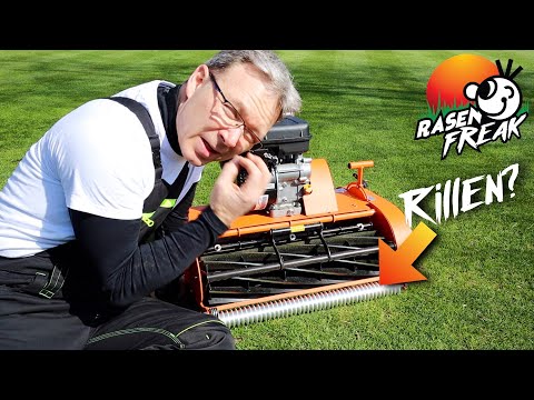 Spindelmäher FRONTROLLE profiliert oder glatt? - der RASENFREAK erklärt die Vor- und Nachteile