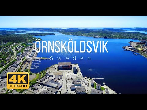 Örnsköldsvik in Sweden drone 4K 2018😍🌿