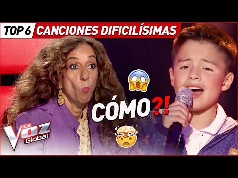 Most DIFFICULT songs EVER on The Voice Kids