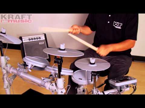 Kraft Music - KAT Percussion KT1 Digital Drum Set Performance with Mark Moralez