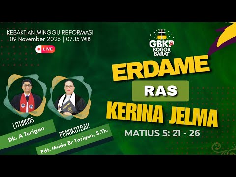 KEBAKTIAN MINGGU 9 November 2025 #gbkp