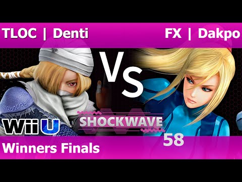 SW 58 Smash 4 - TLOC | Denti (Sheik, Olimar) vs FX | Dakpo (ZSS) - Winners Finals