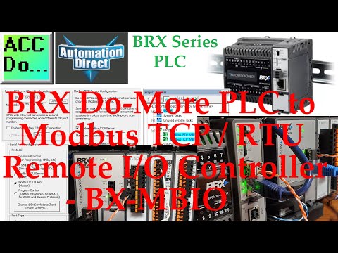 BRX Do-More PLC to Modbus Remote IO Controller BX-MBIO
