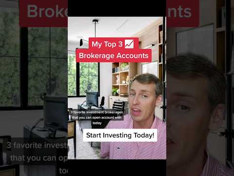 Best Brokerage Accounts. My top 3 favorite to open an investment account with today! 🌱📈 #howtoinvest