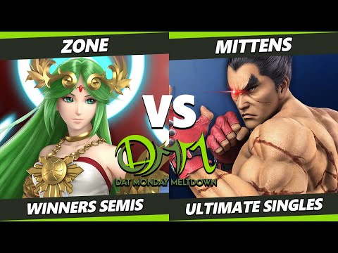 DAT Monday Meltdown 228 Winners Semis - Zone (Palutena) Vs. Mittens (Kazuya) SSBU Ultimate