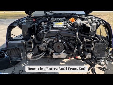 Removing Audi Front End Radiator Support D4 A8/S8 (How To)