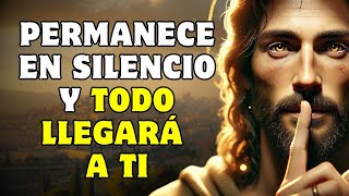 JESÚS NOS ENSEÑA QUE EN EL SILENCIO ENCONTRAMOS EL PODER PARA ALCANZAR LA RESPUESTA A TODO LO QUE...