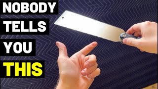 JAPANESE SAW vs. WESTERN SAW...One Small Difference Separate