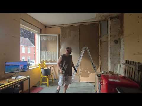 Lehmputz auf Holzfaserdämmung – mein erstes Mal! | DIY Altbausanierung 1907(?)