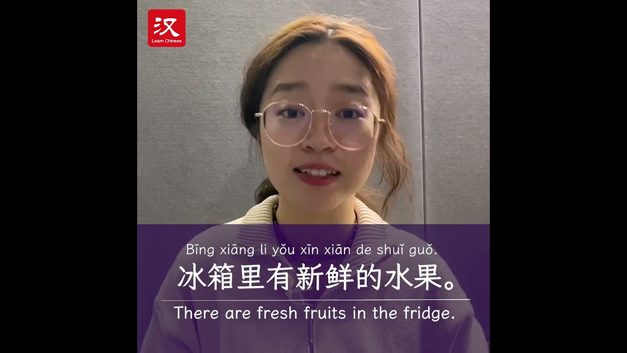 Learn Chinese in 1 min: How to say "fridge" in Chinese?