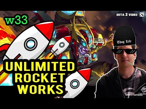 [DotA 2] Unlimited Rocket Works - W33 Tinker