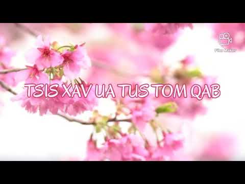 Tsis Xav Ua Tus Tom Qab - Maiv Neeb Thoj (Lyric)