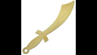 Miniaturka - Drewniany Miecz 🗡 Challenge Bedwars Kokscraft.pl