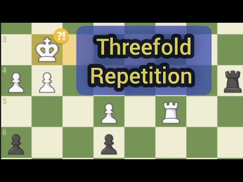 What is 3 fold repetition in chess?