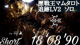 【MHW】歴戦王マムタロト　Lv2　ソロ　弓　18'08'90