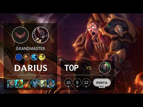 Darius Top vs Singed - EUW Grandmaster Patch 12.5