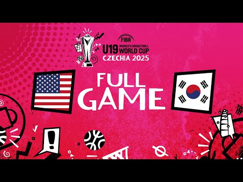 Group Phase | USA v Korea | Full Basketball Game | FIBA U19 Women's Basketball World Cup 2025