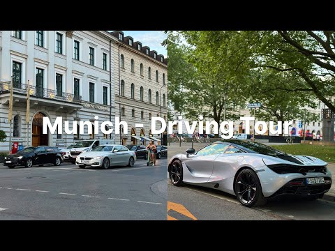 Scenic Drive In Munich, Bavaria - 🇩🇪 Germany [4K HDR] - Autofahrt durch München, Bayern, Deutschland