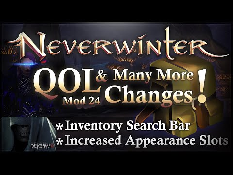 Neverwinter: Mod 24 UI & QOL Updates!