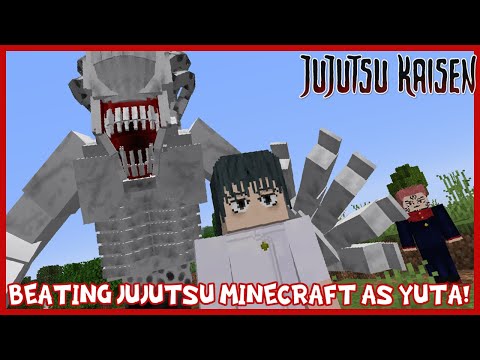 The True Gingershadow - BEATING JUJUTSU MINECRAFT AS YUTA! Minecraft Jujutsu Kaisen Mod Episode 1