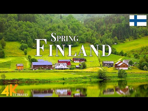 Spring Finland 4K Ultra HD • Stunning Footage Finland, Scenic Relaxation Film with Calming Music.