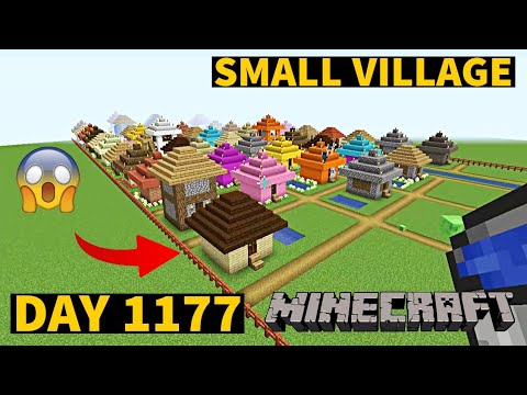 HU Smart Gamer - I build Small Village in Minecraft Creative mode 2023 Day 1177