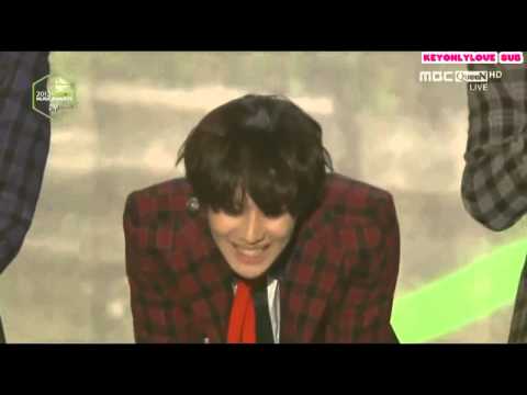 【日本語字幕】131114 SHINee 受賞コメント@Melon Music Award