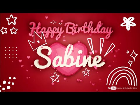 Sabine #birthday #special #video #Sabine #wishes Happy birthday song - Happy birthday to you