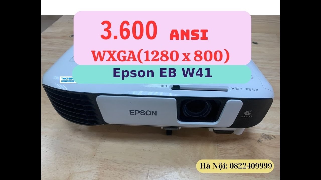 Máy chiếu cũ Epson EB-W41 giá rẻ (X4J38100200)