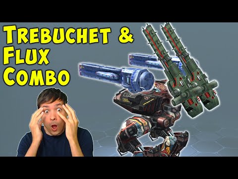 BEHEMOTH COMBO: Trebuchet & Flux - War Robots Mk2 Fun Gameplay WR