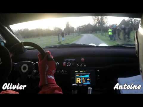 Rallye de la côte fleurie 2017 - Es8 Quetteville - Genneville - Olivier Bau/Antoine Coulombel