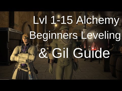 FFXIV 1-15 Beginners Alchemist Leveling and Gil Guide